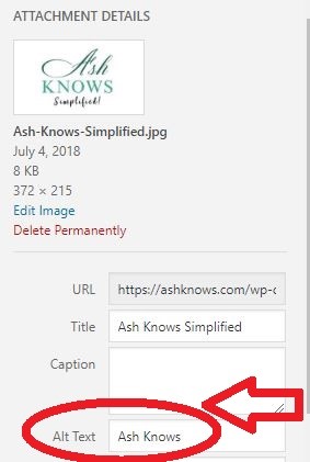 Image Optimization - ASH KNOWS