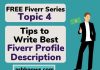 Best Fiverr Profile Description with Examples - ASH KNOWS
